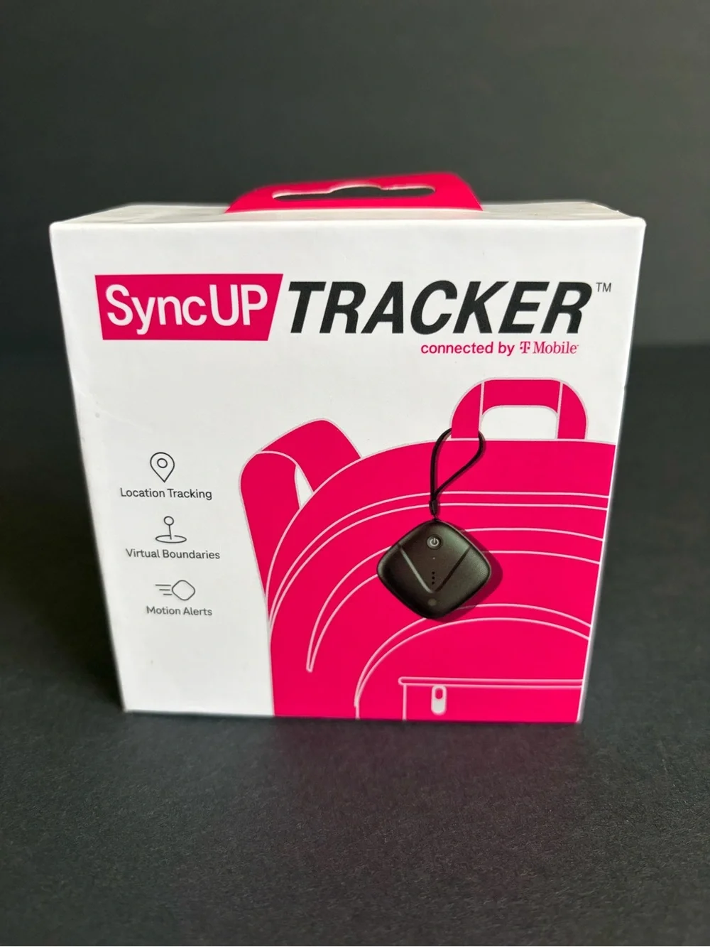 SyncUP Tracker by T-Mobile - Black and Hot Pink
